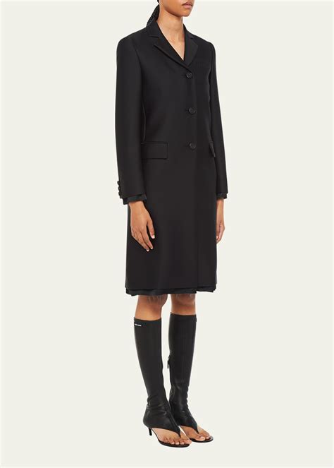 Miu Miu Single Breasted Radzimir Trench Coat Bergdorf Goodman