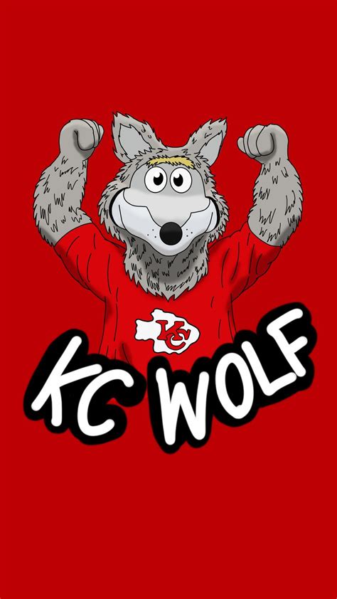 KC Wolf | Chiefs wallpaper, Chiefs logo, Kansas city chiefs funny