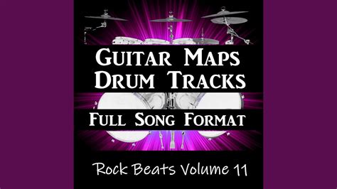 Rock Solid Drum Beat 110 BPM Bass Guitar Backing Track Hard Groove