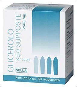 Sella Glicerolo 2500 Mg 50 Supposte La Scienza Della Salute