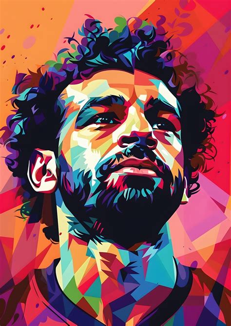 Mohamed Salah Wpap Posters Prints By Peter Sonclaire Printler