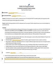 Rubric Cj Module One Worksheet Guidelines And Rubric Project