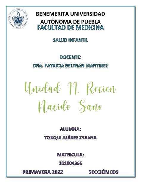 Resúmenes Unidad II BENEMERITA UNIVERSIDAD AUTNOMA DE PUEBLA La