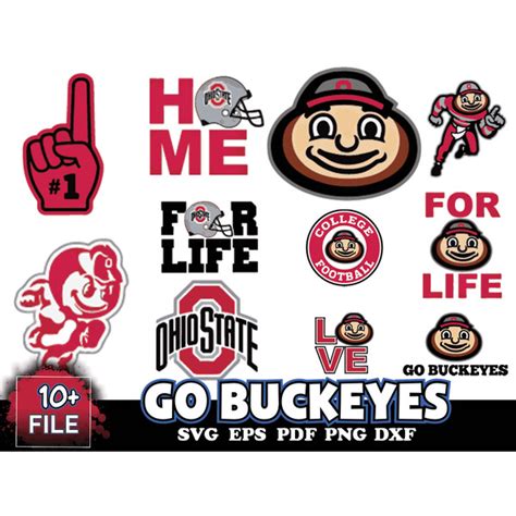 11 Files Go Buckeyes Svg Bundle, Ohio Buckeyes Logo Lovers S - Inspire ...