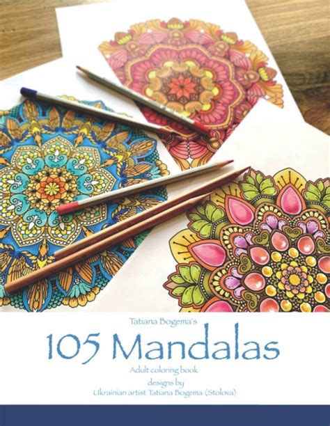 Mandalas Coloring Book Tatiana Bogema Kleurboek Voor