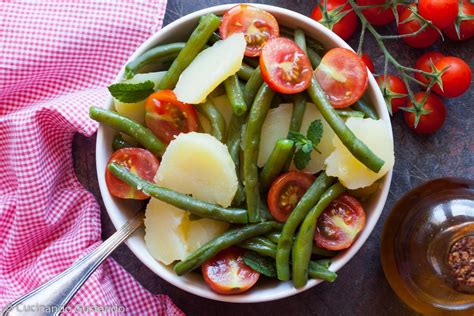 Insalata Di Fagiolini Patate E Pomodori Cucinando Gustando