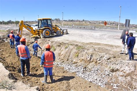 Sastre Supervis Las Obras De La Doble Trocha En El Ingreso A Madryn