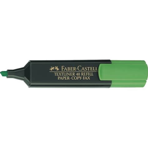 Evidenziatore Textliner 48 Refill Faber Castell Verde 154863 Conf