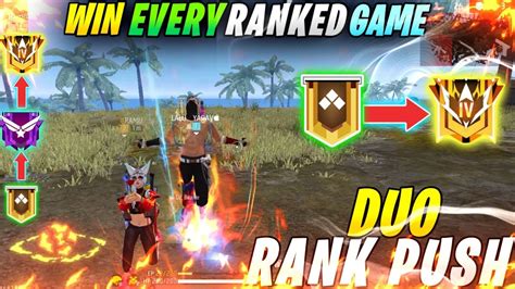 Duo Rank Fast Push Tips And Tricks In Free Fire How To Push Rank In