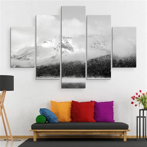 The Joker Gaze – 5 Piece Canvas Art Wall Decor – CA Go Canvas