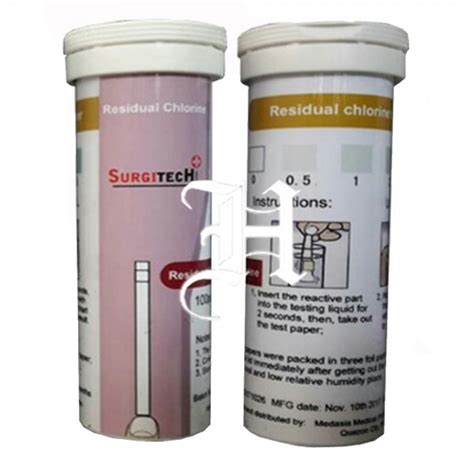 Test Strip Residual Chlorine New Hlink Medical Corporation