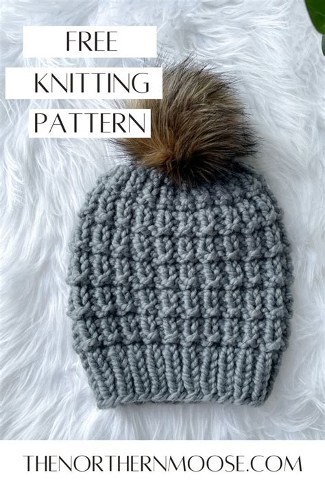 Free Chunky Knit Hat Pattern