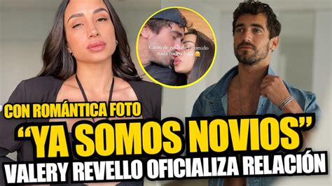 Valery Revello oficializa su romance con romántica foto dándose un beso