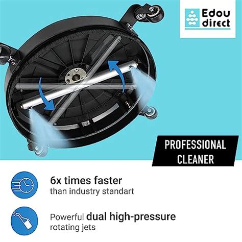 Edou Direct Pressure Washer Surface Cleaner With Wheels Composite