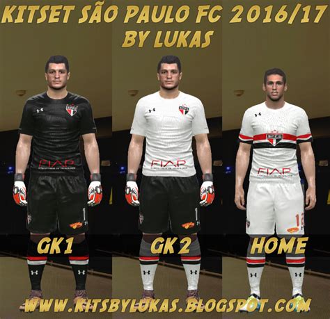 Kitset Uniforme S O Paulo Fc Under Armour Pes Kits