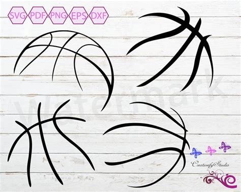 Basketball Stitches Svg Basketball Laces Basketball Vector