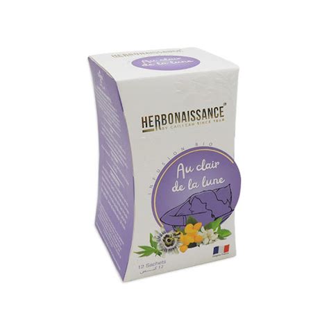 Tisane Herbonaissance Au Clair De Lune Boite De 12 Sachets Paraclikcom