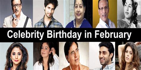 Bollywood Celebrities Birthday by Month | Birthday in February - WebTafri