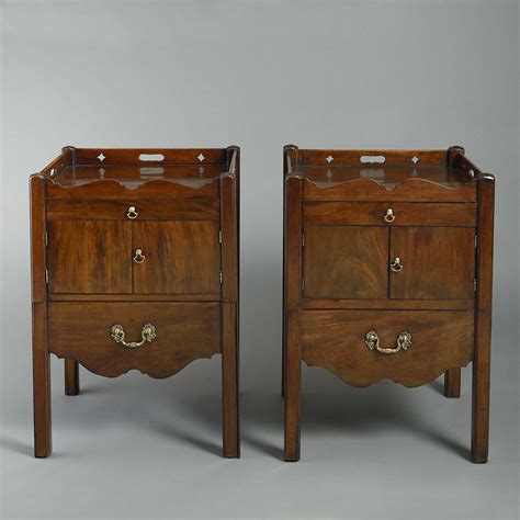 Edwardian Mahogany Bedside Cabinets Cabinets Matttroy