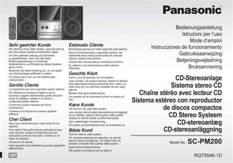 Manual De Usuario De Sc Pm Panasonic