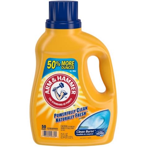 Arm & Hammer Clean Burst Liquid Laundry Detergent, 75 fl oz - Ralphs