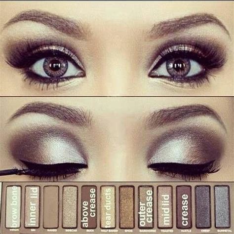 Silver Smoky Eye Using Urban Decay S Naked Pallette Perfect For A
