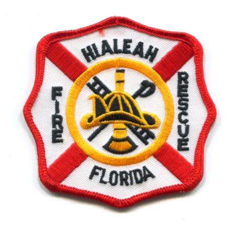 Hialeah Fire Rescue Department Patch Florida FL v2 – 911Patches.com