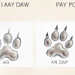 How To Draw A Dog-Paw - A Step By Step Drawing Guide – Custom Paint By ...