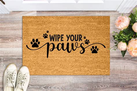 Wipe Your Paws Svg Graphic By Design S Dark Creative Fabrica