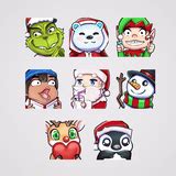 Christmas Animated Emotes for Twitch, YouTube & Kick