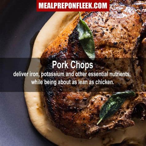 Nutrition Fact Pork Chops Meal Prep On Fleek™