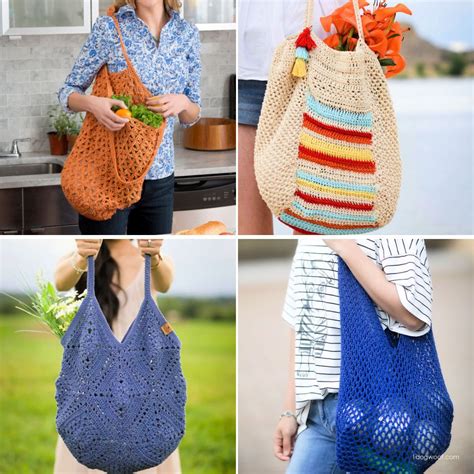 Free Crochet Market Bag Patterns For Beginners Crochet Market Bag