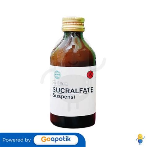 Sucralfate Tropica 500 Mg5 Ml Suspensi 100 Ml Kegunaan Efek Samping