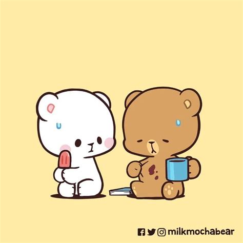 Milk Mocha Bear Milk And Mocha Cute Bear Drawings Cute Little Drawings