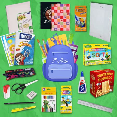 Kit Escolar Ano Ensino Fundamental