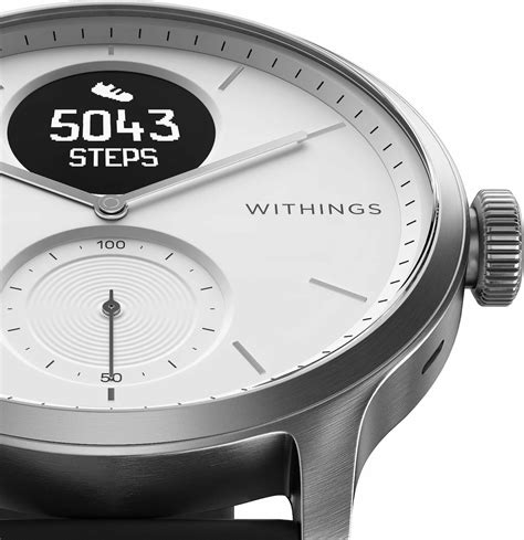 Withings ScanWatch Hybrid 42mm Αδιάβροχο με Παλμογράφο (Λευκό) | Skroutz.gr
