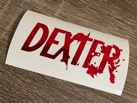 Dexter Blood Spatter Vinyl Sticker Serial Killer Sticker True