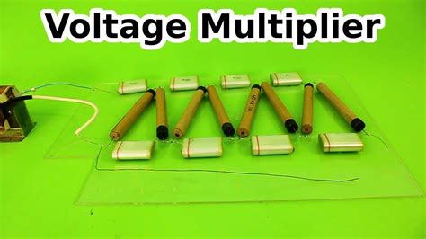 Voltage Multiplier With Homemade High Voltage Diodes Youtube