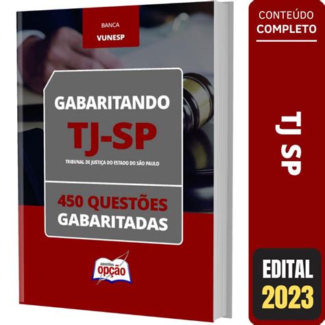 Caderno TJ SP Questões Gabaritadas Solução Cursos e Concursos