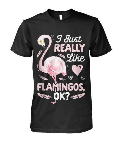 I Just Really Like Flamingos Ok Funny Pink Flamingo Lover Tank Top