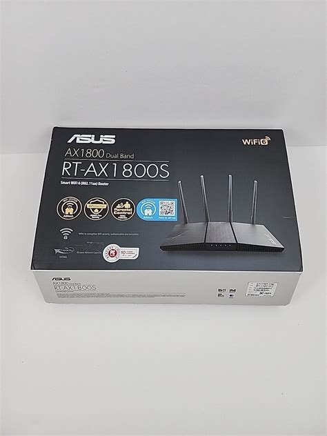 Open Box Router Asus Ax1800 Rt Ax1800s Dual Band Wifi 6 Extendable