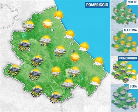 Meteo Abruzzo Tra Il E L Luglio Stop Al Caldo Africano Tornano I