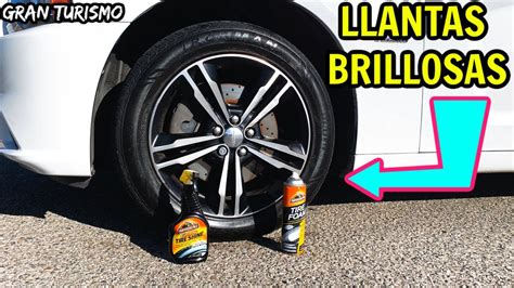 Como Sacarle El Mejor Brillo A Las Llantas De Tu Automóvil Spray vs