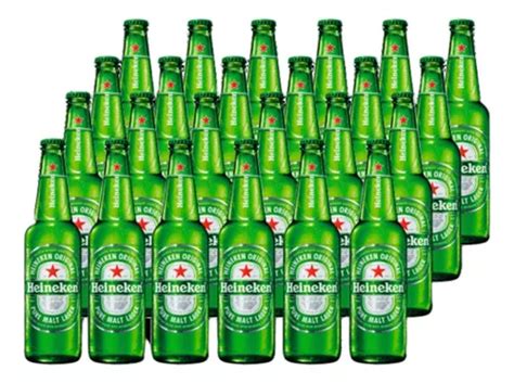 Pack 24 Cervezas Heineken Original Botellin 330cc Cuotas sin interés