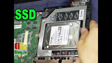 Установка SSD в ноутбук - YouTube