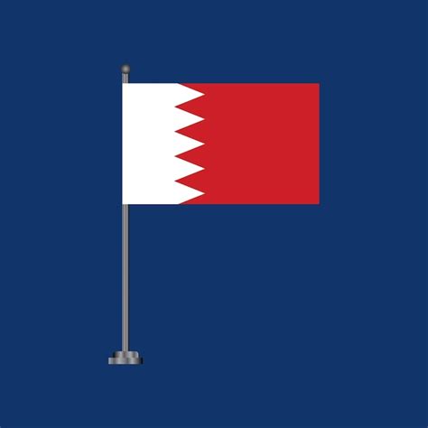 Premium Vector Illustration Of Bahrain Flag Template