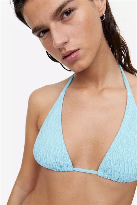 Buy H M Padded Triangle Bikini Top Online Zalora Malaysia