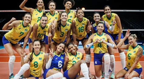 VNL 2022 FEMININO Brasil Joga Hoje 1 De Julho Veja Descubra O Mundo