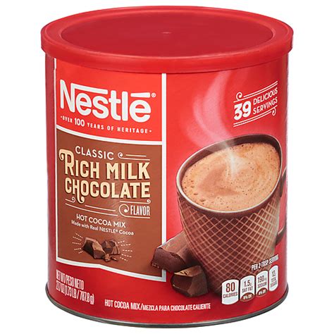 Nestle Hot Cocoa Mix Rich Milk Chocolate Flavor Classic 27 7 Oz Hot