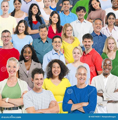 Large Group Of Multi Ethnic People Stock Photo Image Of Multi